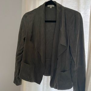 Dark green suede jacket